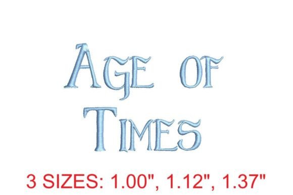 Age of Times Embroidery Font: A Designer’s Review for Small Business Branding