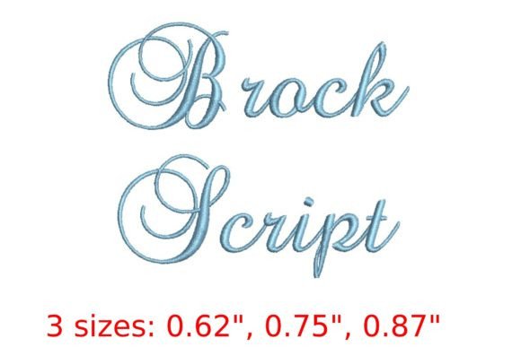 Brock Script Font: A Seasonal Embroidery Review