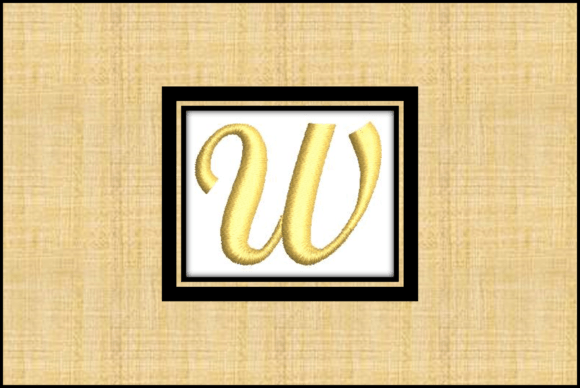 Evaluating Gold Letter W for Real Embroidery Projects