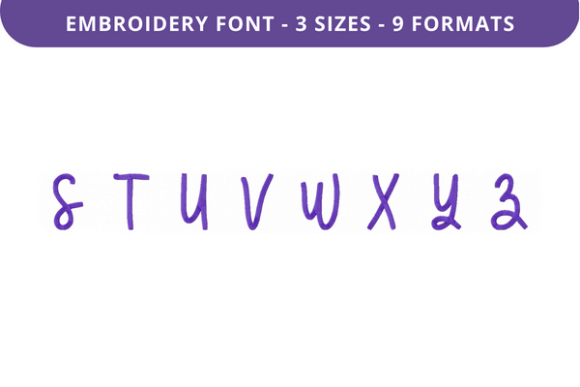 Greatly Beloved Font S to Z – A Seller’s Review for Etsy & Small Shop Embroidery