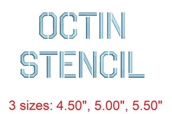 Octin Stencil Embroidery Font: A Designer’s Review for Personalized Gifts