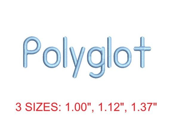Polyglot Embroidery Font: A Multilingual Craft Fair Standout