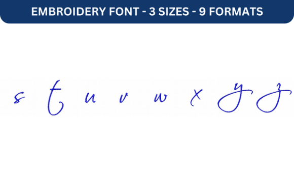 Scriptina Font Lower S to Z: A Designer’s Review for Personalized Embroidery
