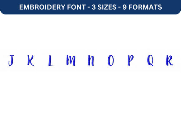 Sugar Plums Font Upper J to R: A Designer’s Seasonal Embroidery Review
