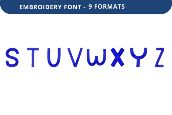 Taffy Luck Font S to Z: An Embroidery Designer’s Review