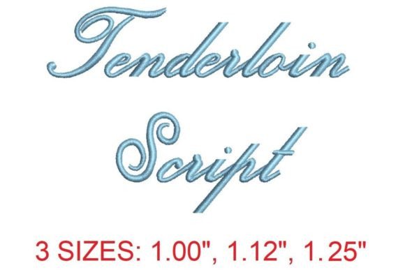 Tenderloin Script Font: A Boutique Sweatshirt Review